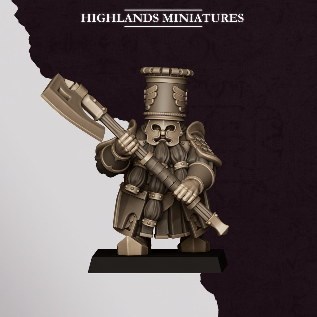 Sons of Marduk Heavy Guard with Great Weapons  - in 12k- by Highlands Miniatures
