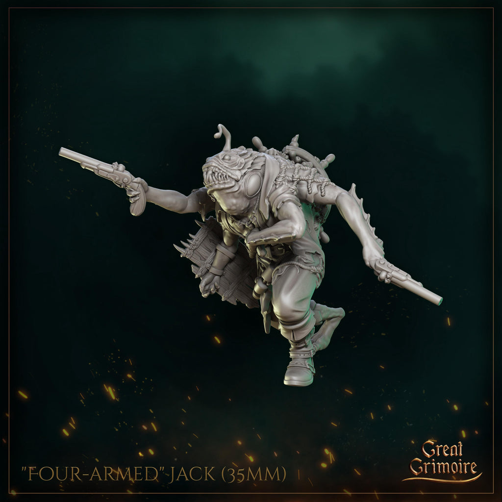 Four-armed Jack - in 12k - by Great Grimoire