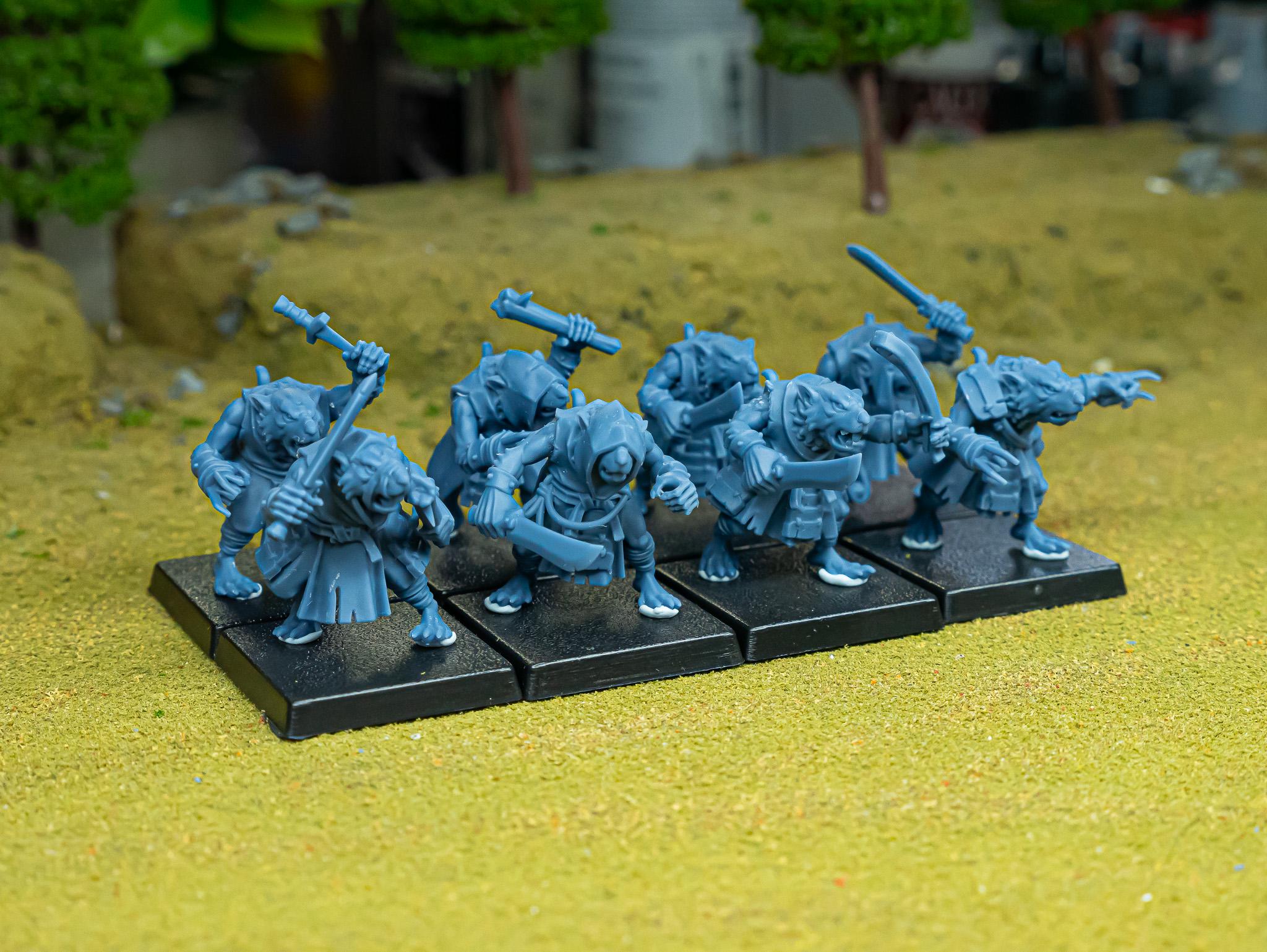Sewer Vermin Thugs  - in 12k- by Highlands Miniatures