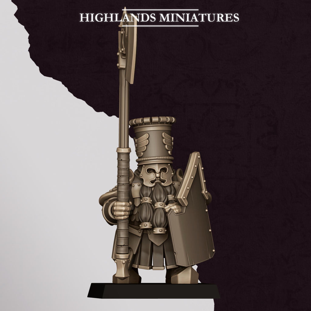 Sons of Marduk Heavy Guard with weapon and shield - in 12k- by Highlands Miniatures