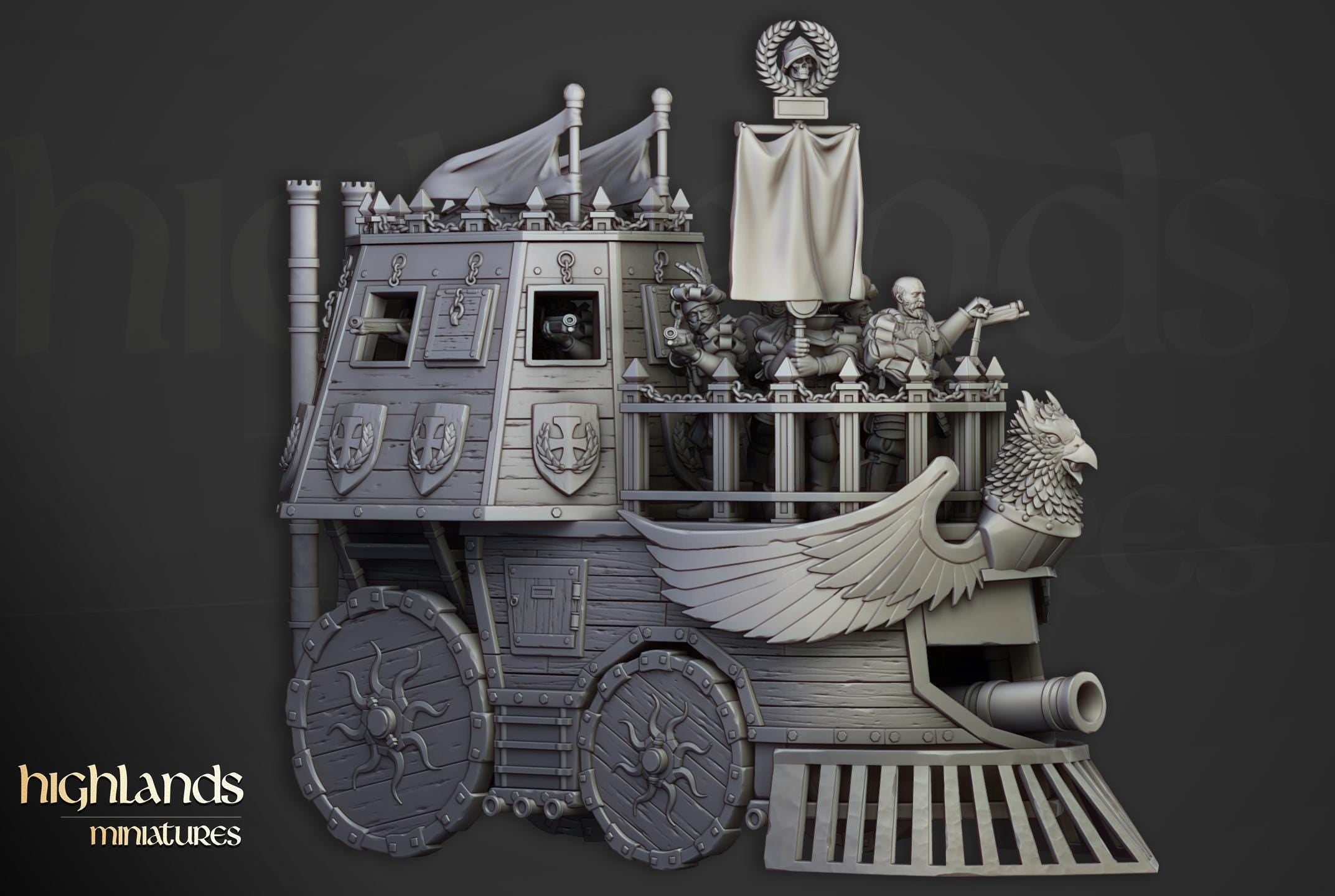 The Iron Opinicus - in 12k- by Highlands Miniatures