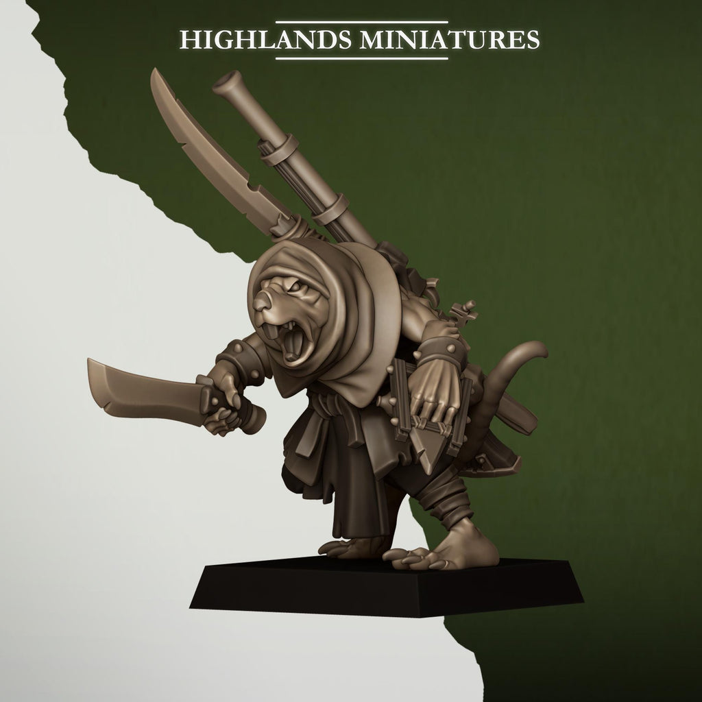 Sewer Vermin Smugglers  - in 12k- by Highlands Miniatures