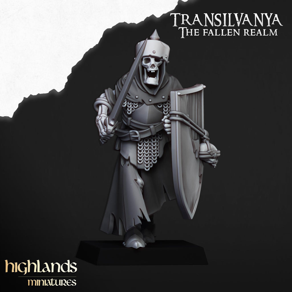 Skeletal Guard - in 12k- by Highlands Miniatures