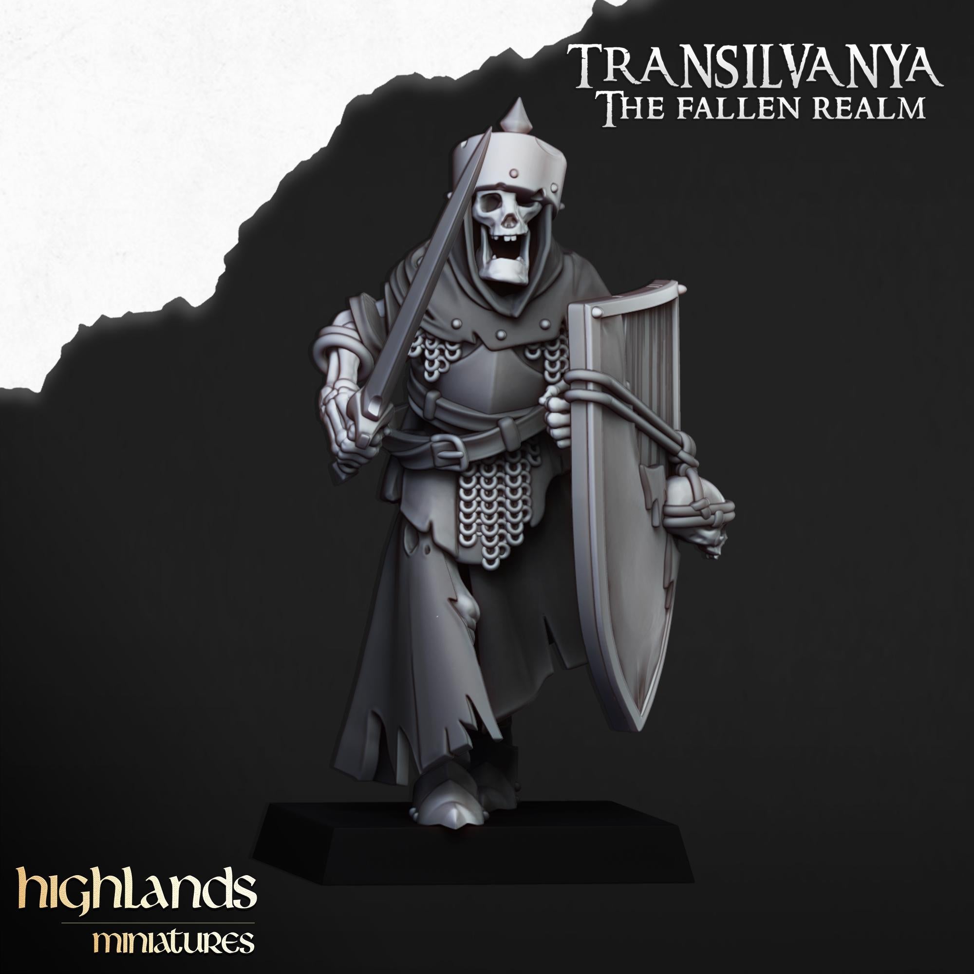 Skeletal Guard - in 12k- by Highlands Miniatures