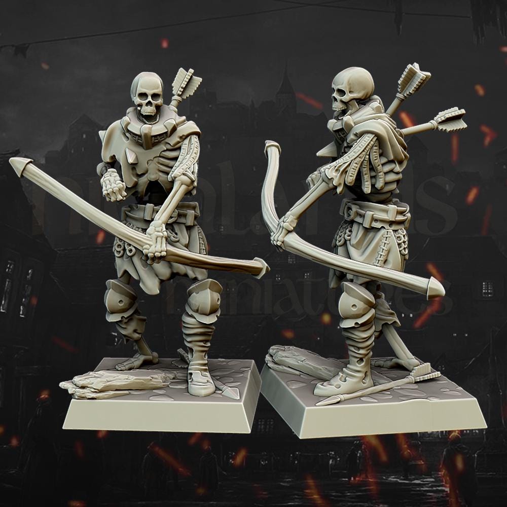 Undead Archers - in 12k- by Highlands Miniatures