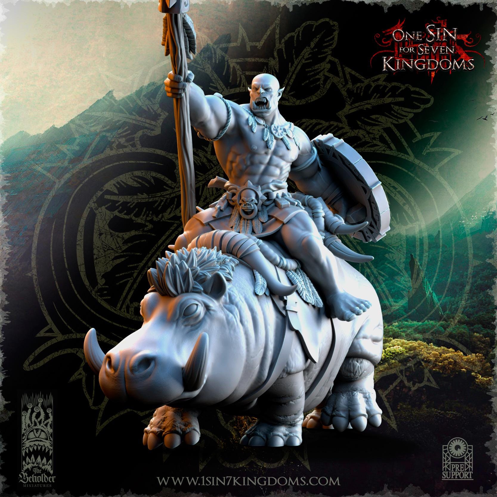 Salanaar Orcs Riders - in 12k- by TheBeholderMiniatures