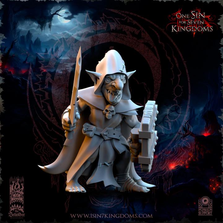 The Black Horde Goblins Warriors - 12k - By TheBeholderMiniatures