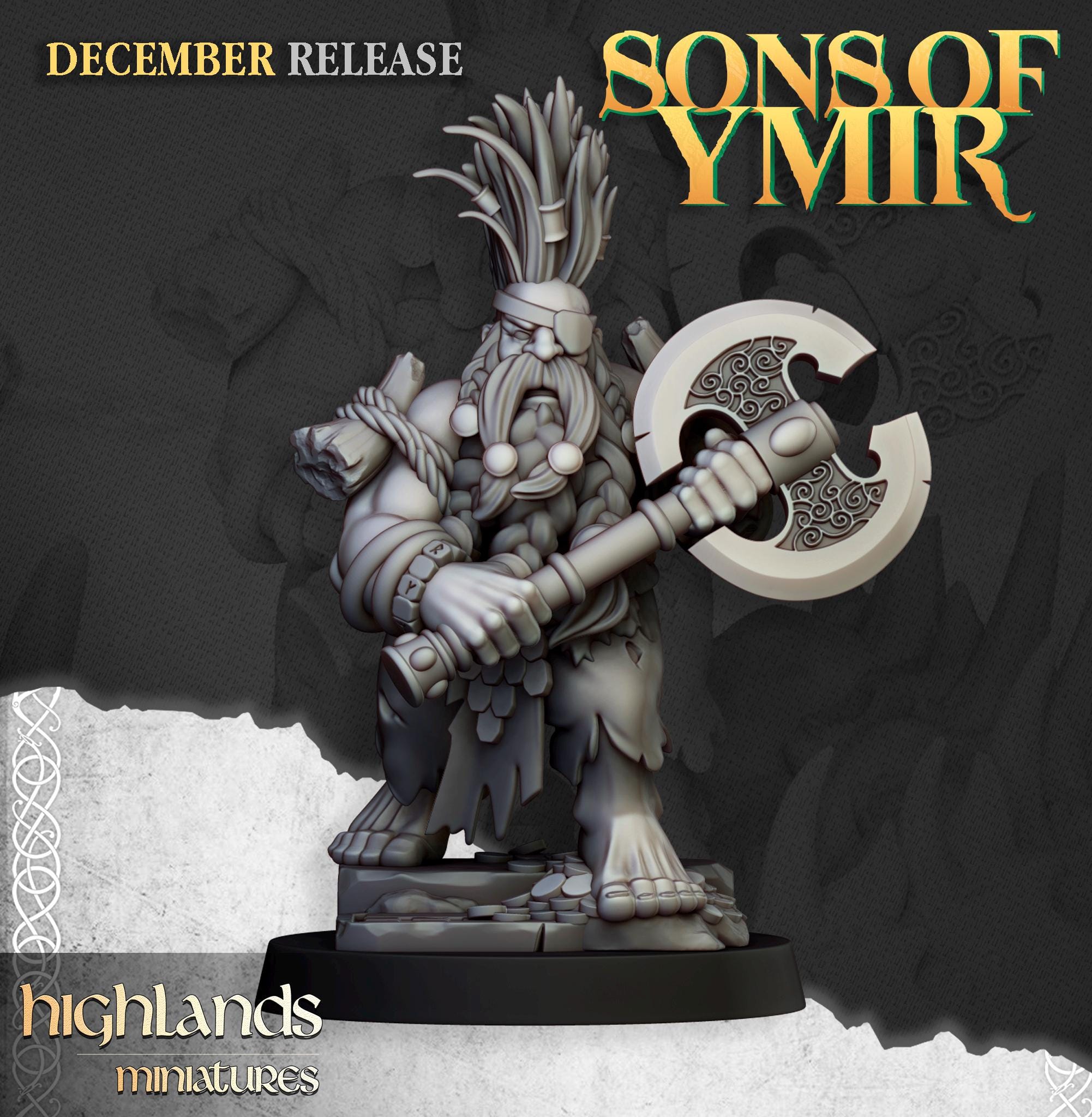 Dwarf Dragonseeker  - in 12k- by Highlands Miniatures