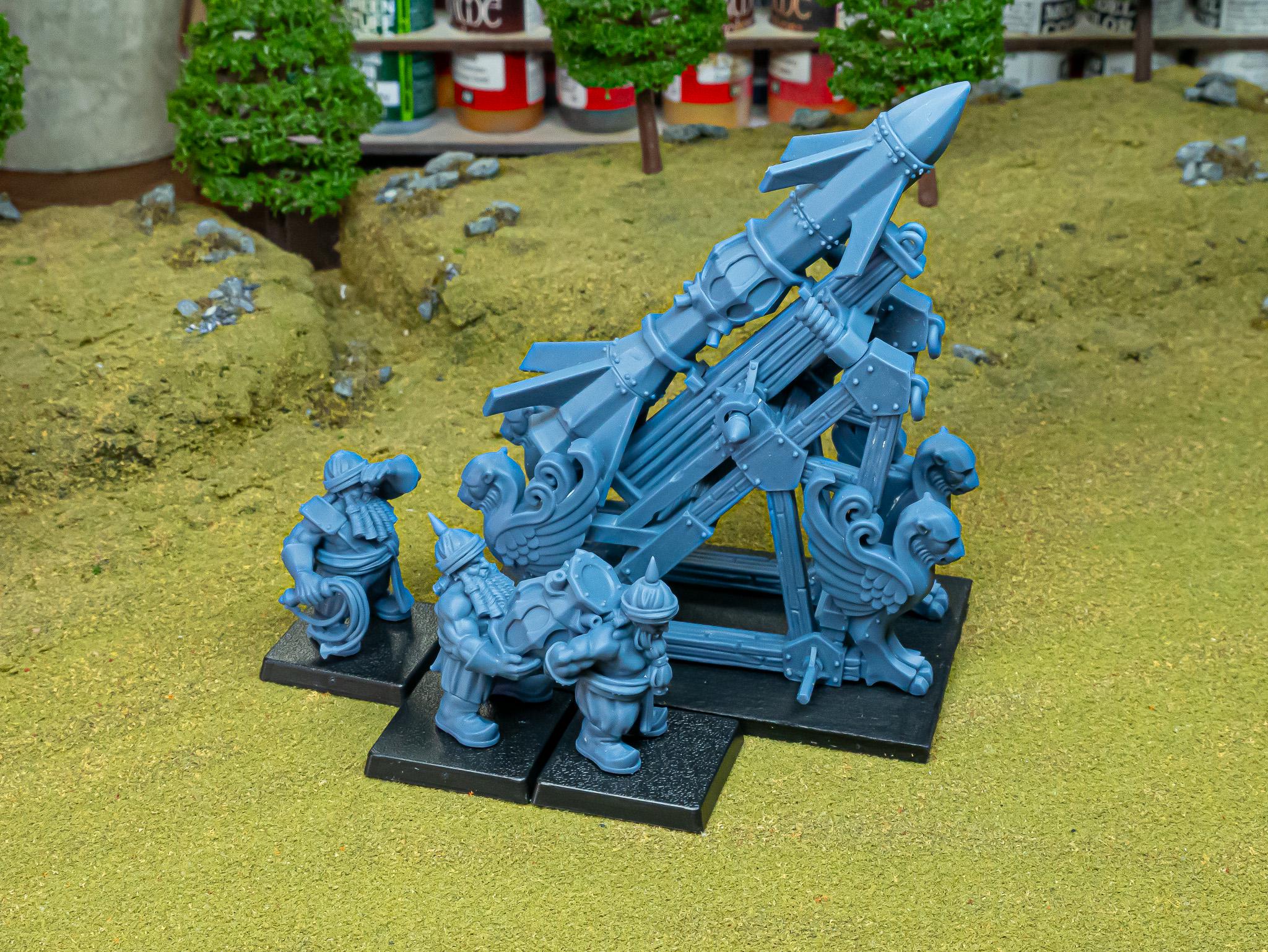 Sons of Marduk Mortar and Rocket   - in 12k- by Highlands Miniatures
