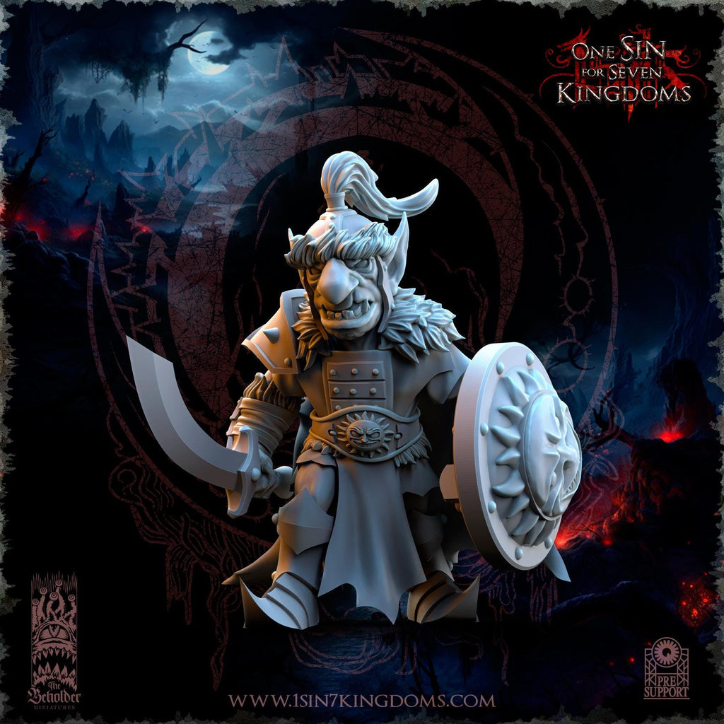 The Black Horde Goblins Desert Warriors - in 12k- by TheBeholderMiniatures