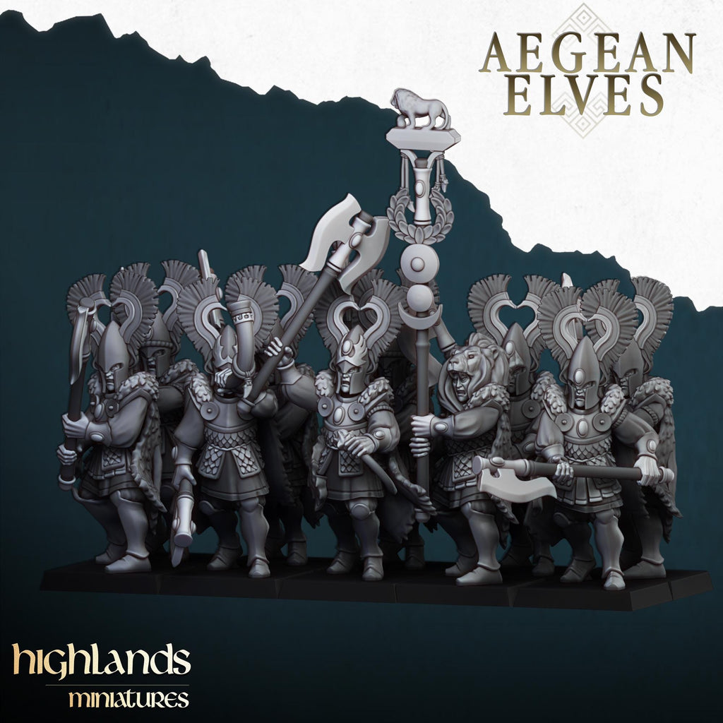 Nemean Lions  - in 12k- by Highlands Miniatures