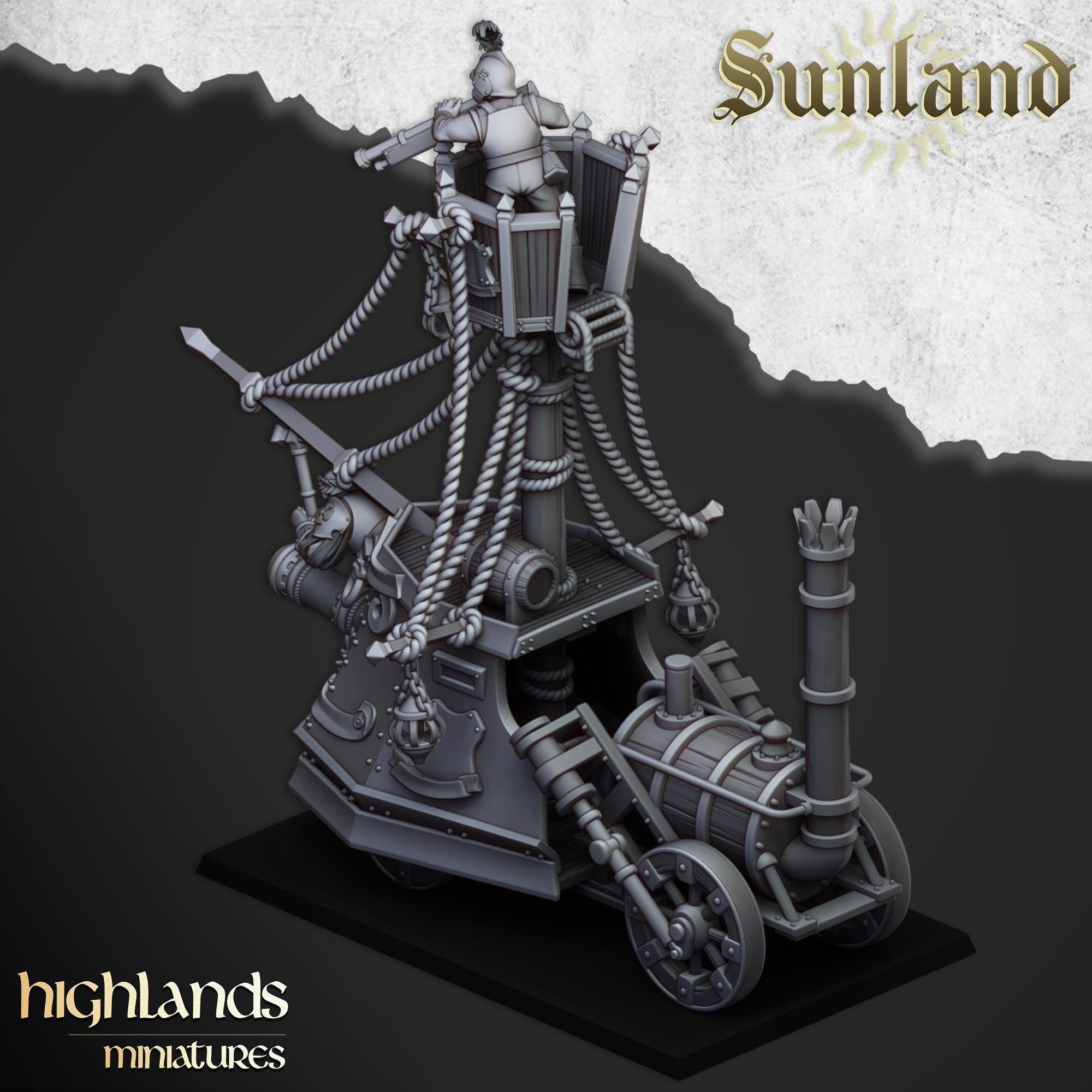 Sunland Ironclad Landship  - in 12k- by Highlands Miniatures