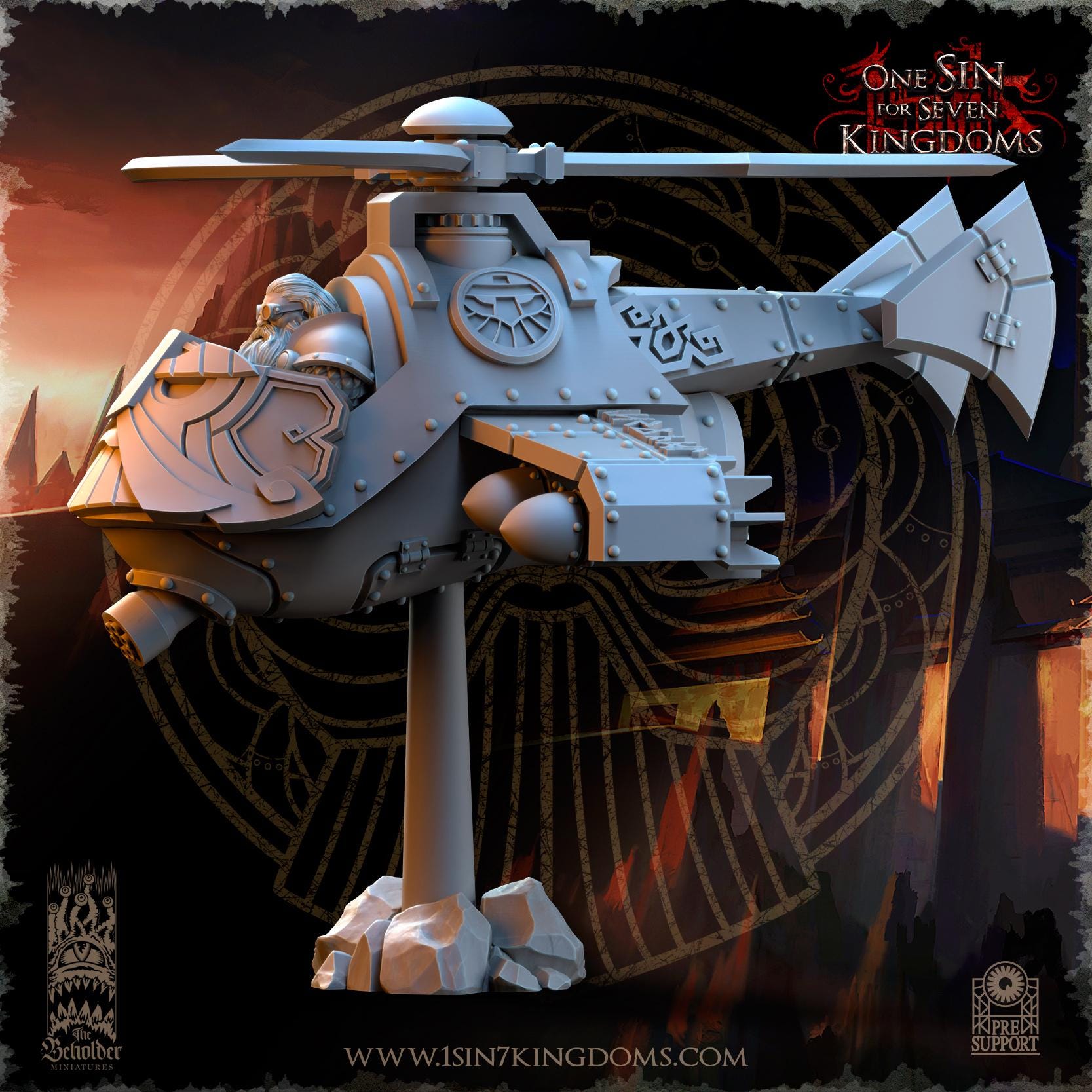 Dwarven Kingdoms Grievance Redeemer - in 12k- by TheBeholderMiniatures
