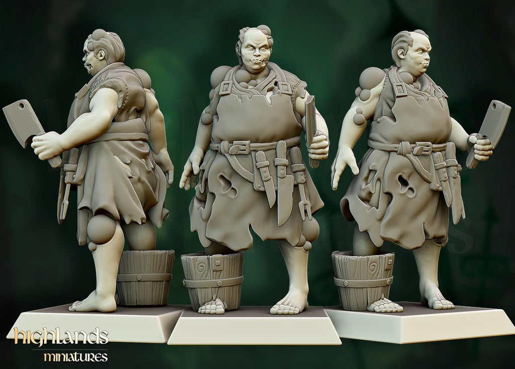 Zombie Villagers  - in 12k- by Highlands Miniatures