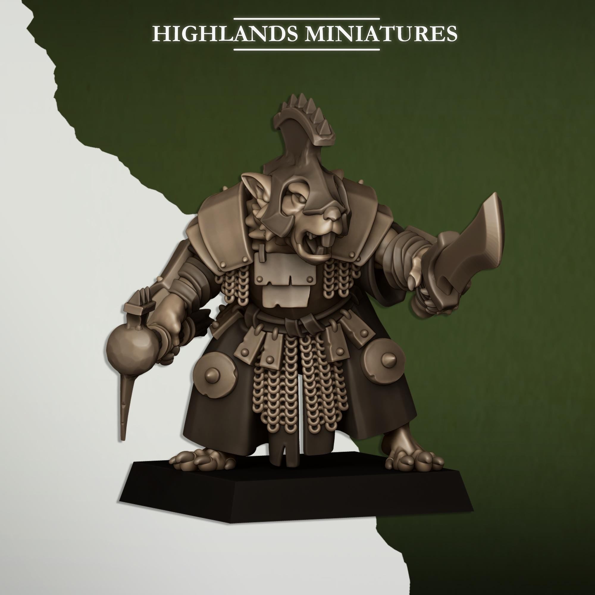 Sewer Vermin Lord - in 12k- by Highlands Miniatures