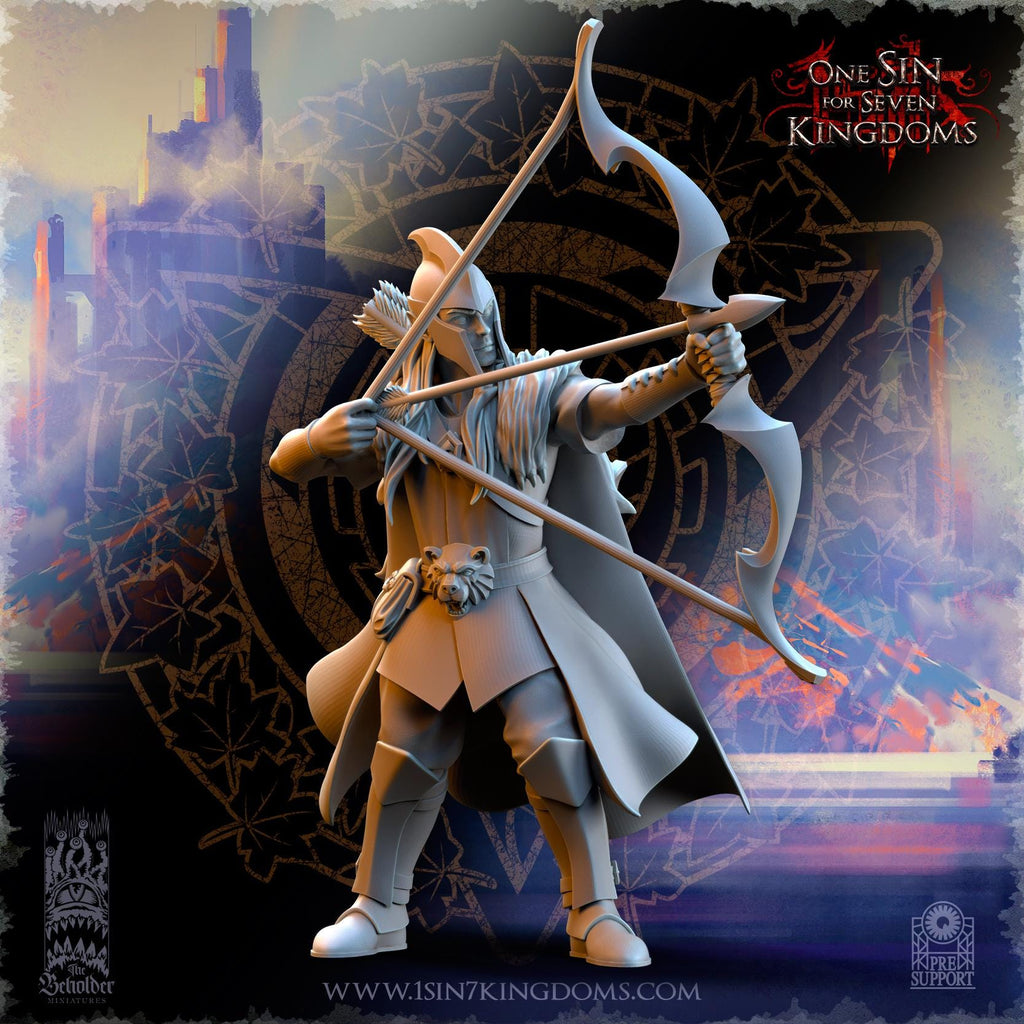 Silvermoor Elves Woodmen - in 12k- by TheBeholderMiniatures