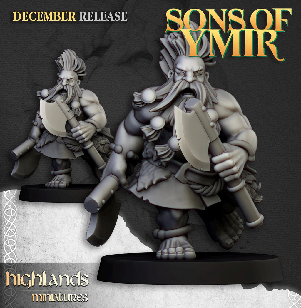 Dwarf Deathseekers - in 12k- by Highlands Miniatures