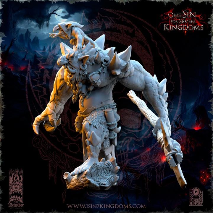 Krakham elder of rocks - 12k by TheBeholderMiniatures
