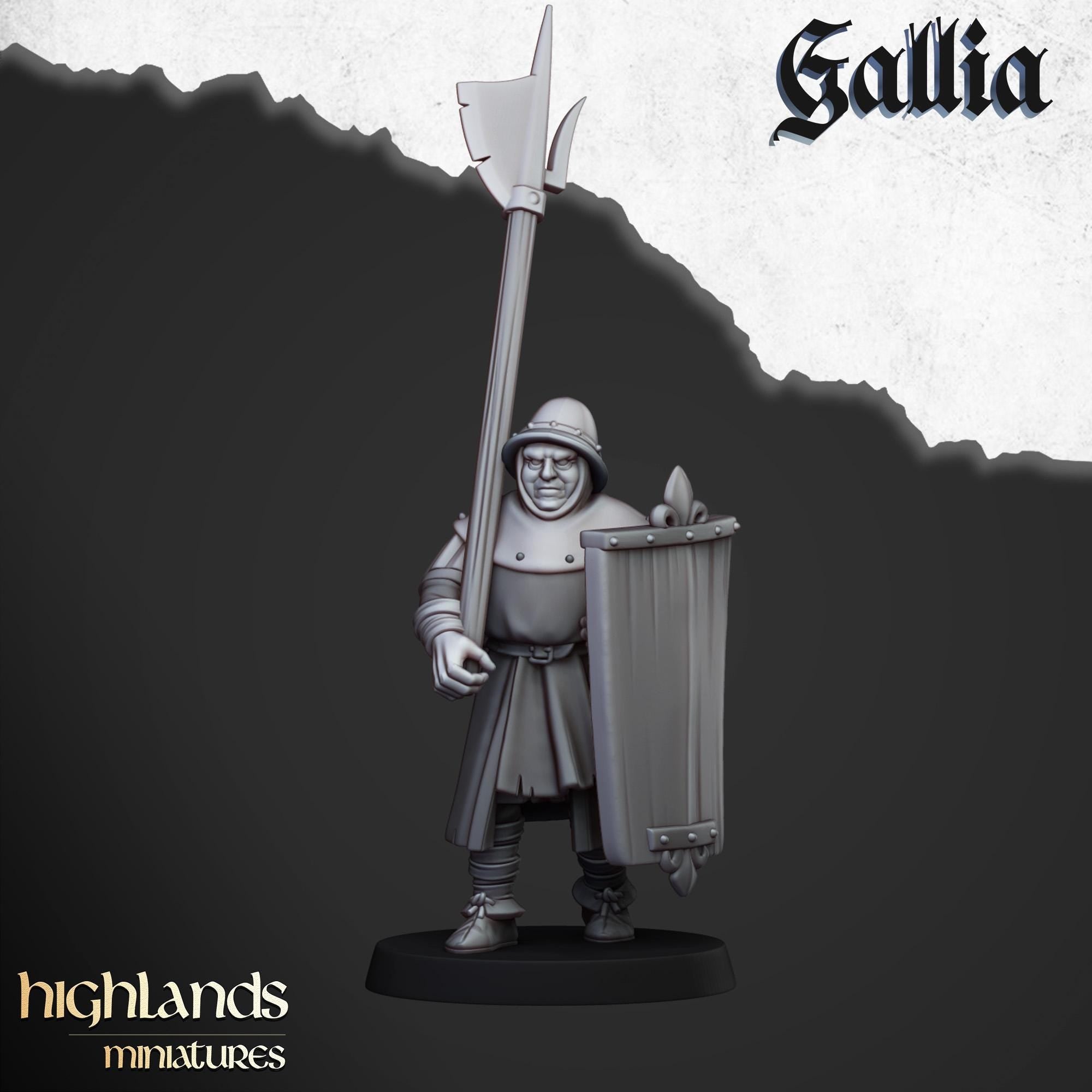 Gallia Men at Arms - in 12k- by Highlands Miniatures