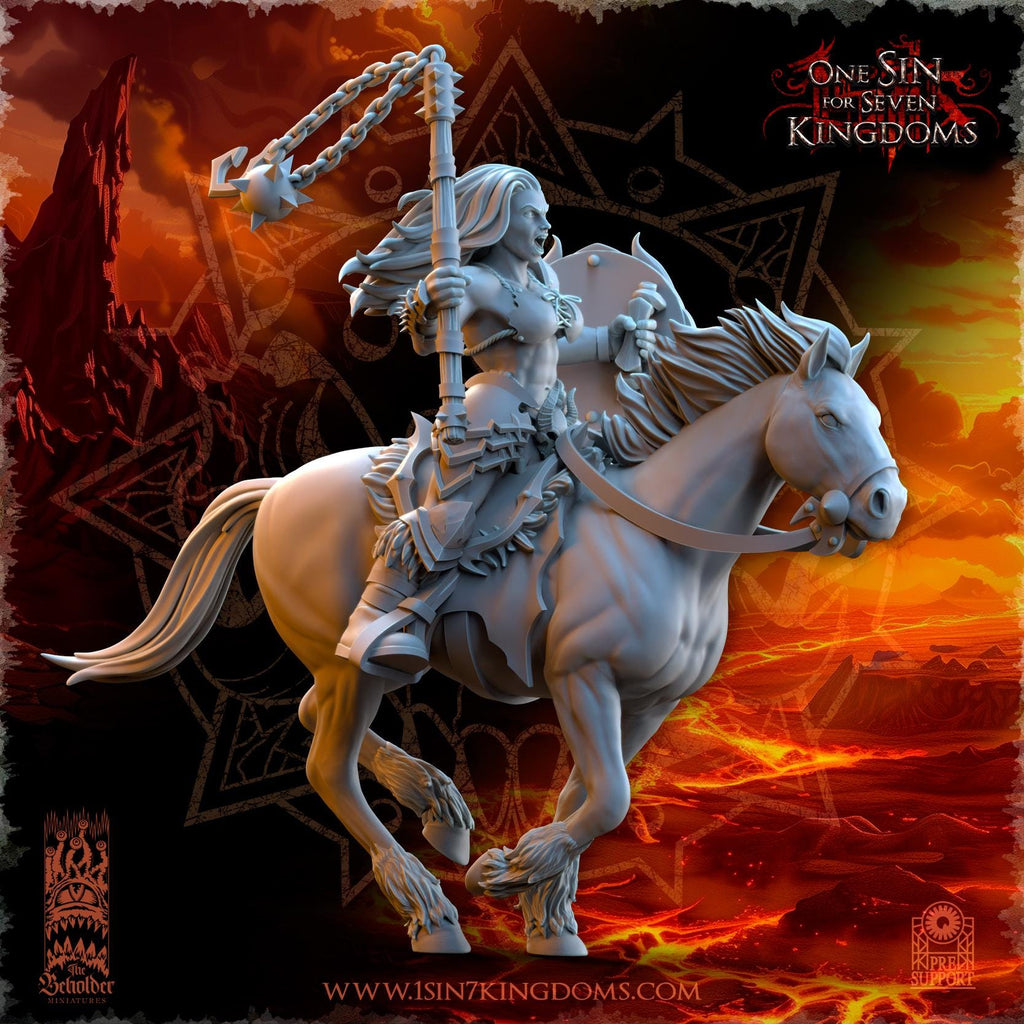 Realms of Mayhem Barbarian Riders - in 12k- by TheBeholderMiniatures