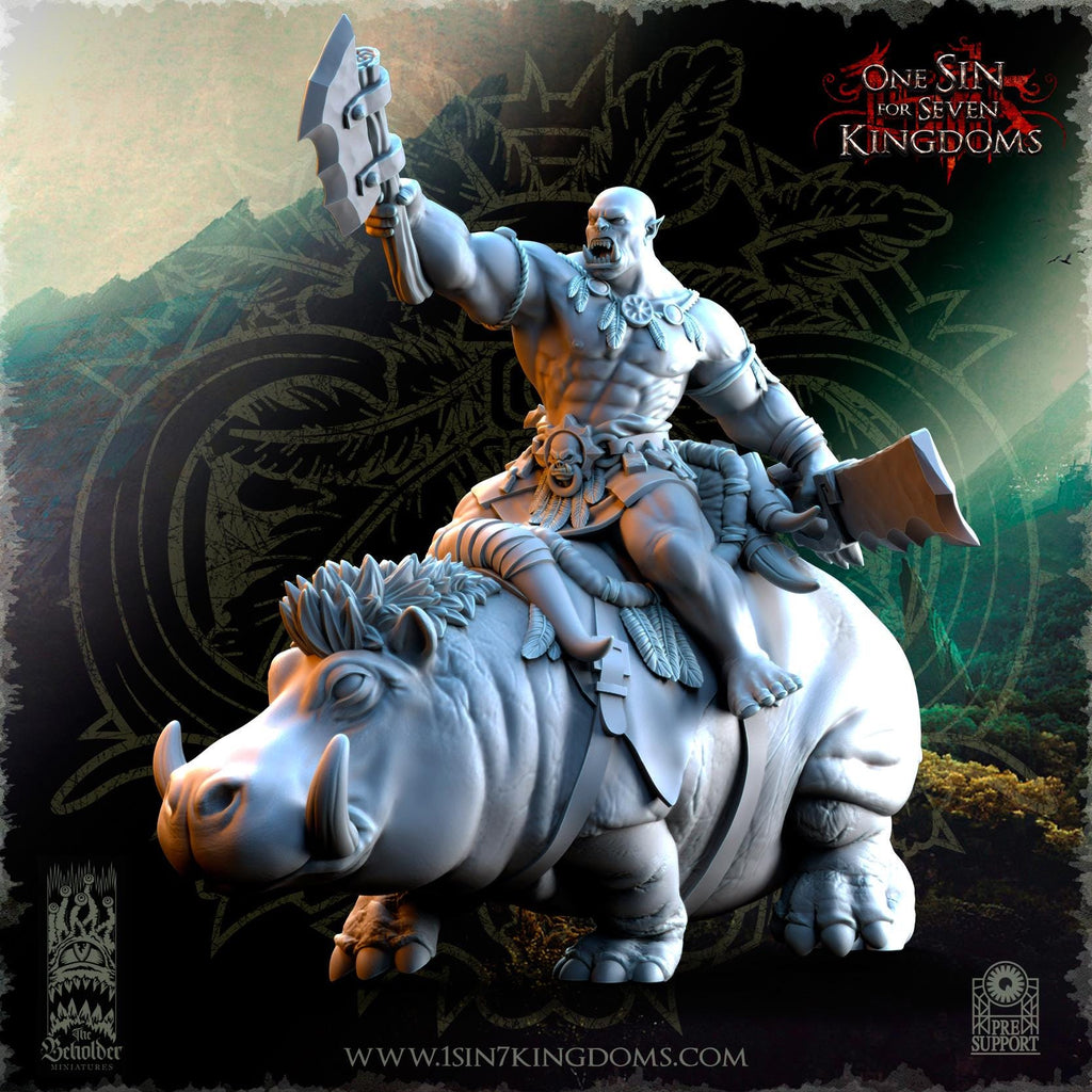 Salanaar Orcs Riders - in 12k- by TheBeholderMiniatures