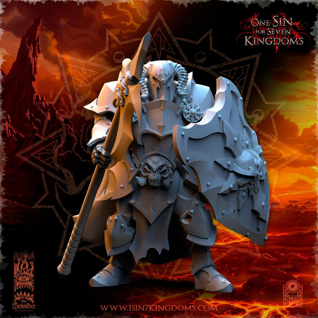 Realms of Mayhem Warriors with Halberds - in 12k- by TheBeholderMiniatures