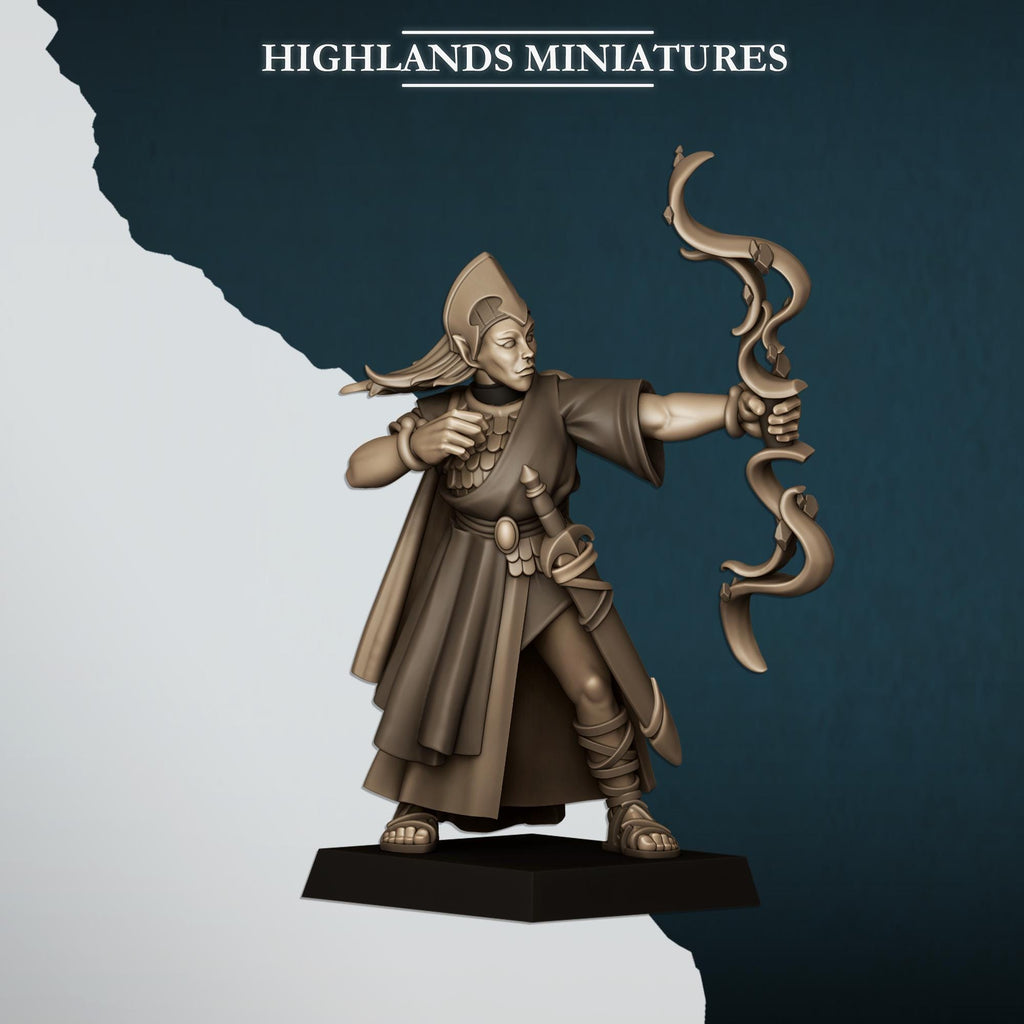 Aegean Maids with Bows - in 12k- by Highlands Miniatures