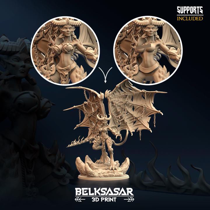 Chosen Demoness - SFW and NSFW-  2 different Scales - in 12k by Belksasar