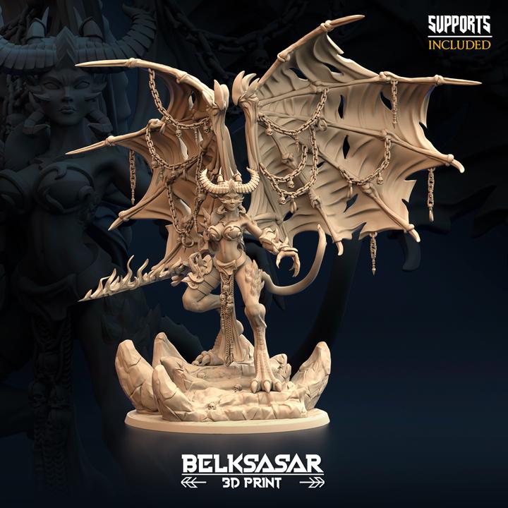 Chosen Demoness - SFW and NSFW-  2 different Scales - in 12k by Belksasar