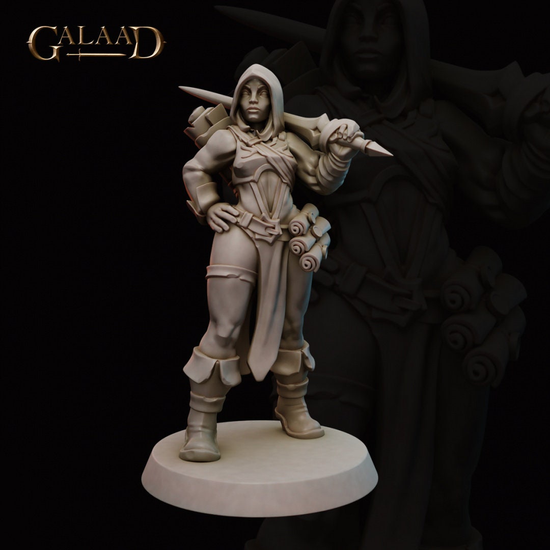 7 Model Pack - Mages and Fighters -  in 8k - by Galaad