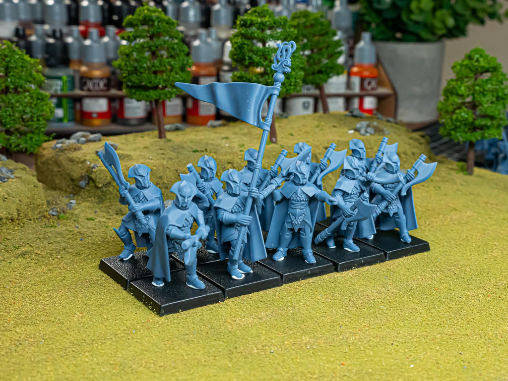 Feral Axemen  - in 12k- by Highlands Miniatures