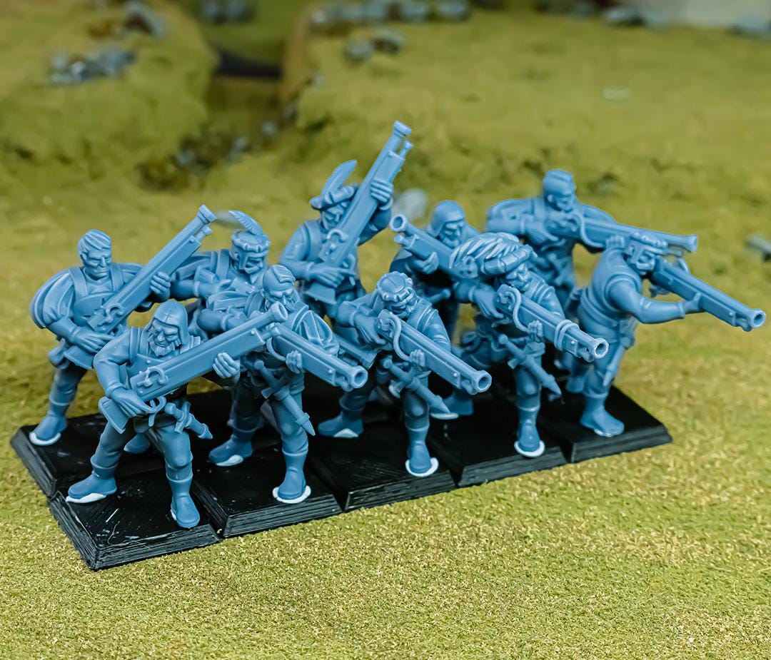 Sunland Arquebusiers and Crossbowmen - in 12k- by Highlands Miniatures