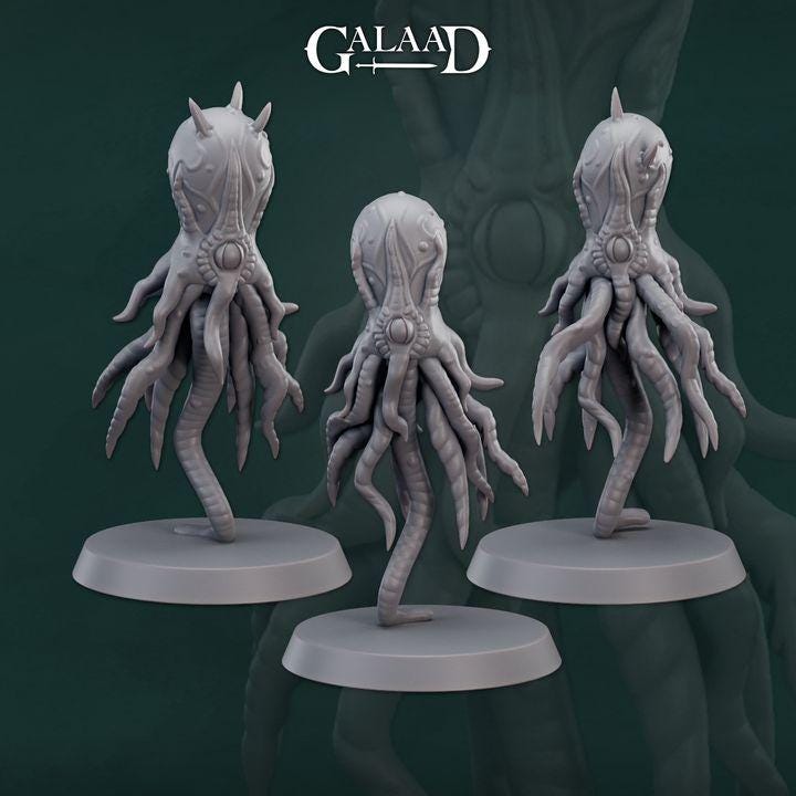 Cursed Cultists - 9 models - 12k resin - galaad