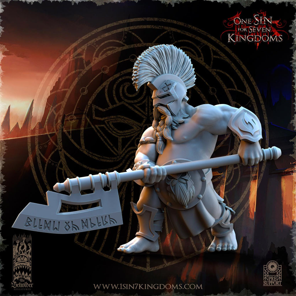 Dwarven Kingdoms Cleavers of Molten Core- in 12k by TheBeholderMiniatures