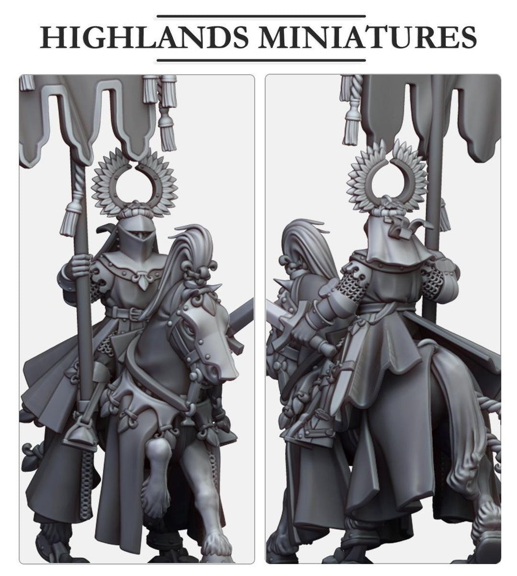 Gallia Battle Standard Bearers - in 12k- by Highlands Miniatures
