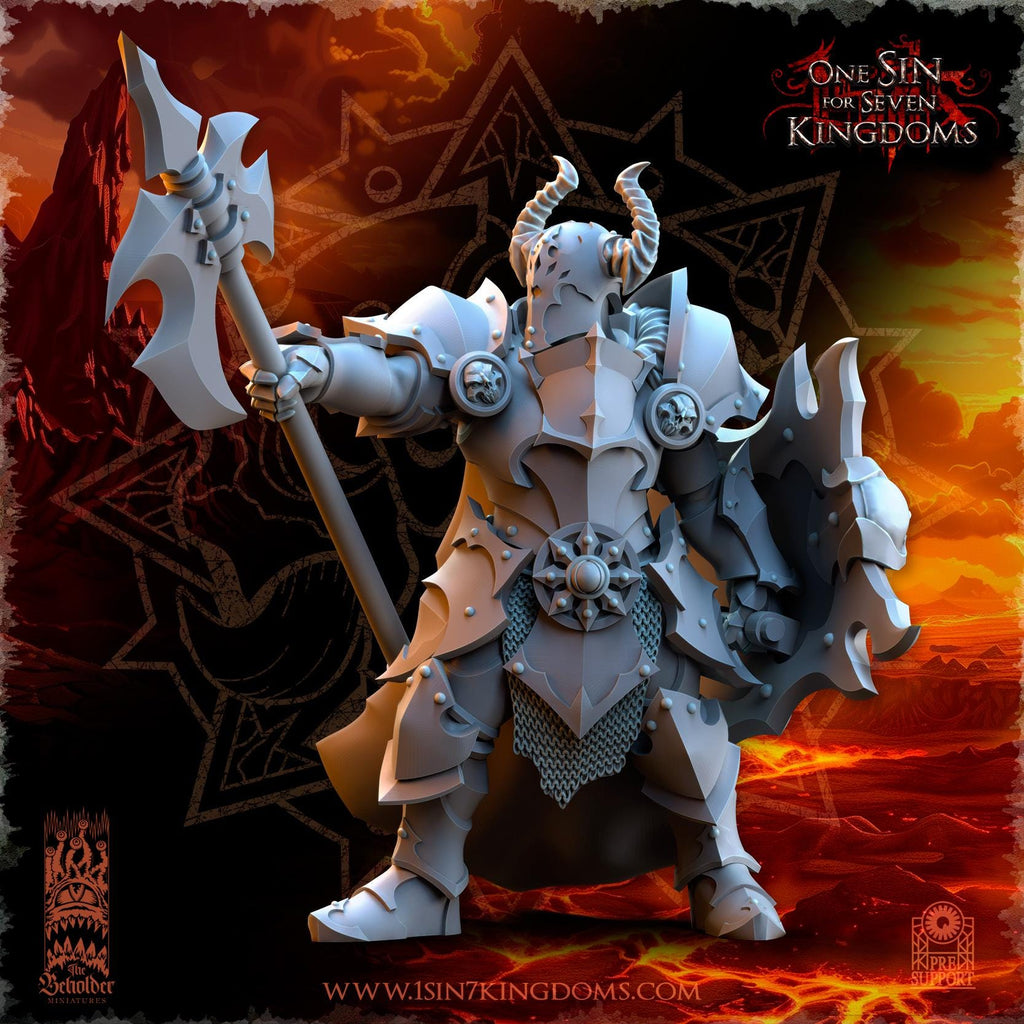 Realms of Mayhem Warriors with Halberds - in 12k- by TheBeholderMiniatures
