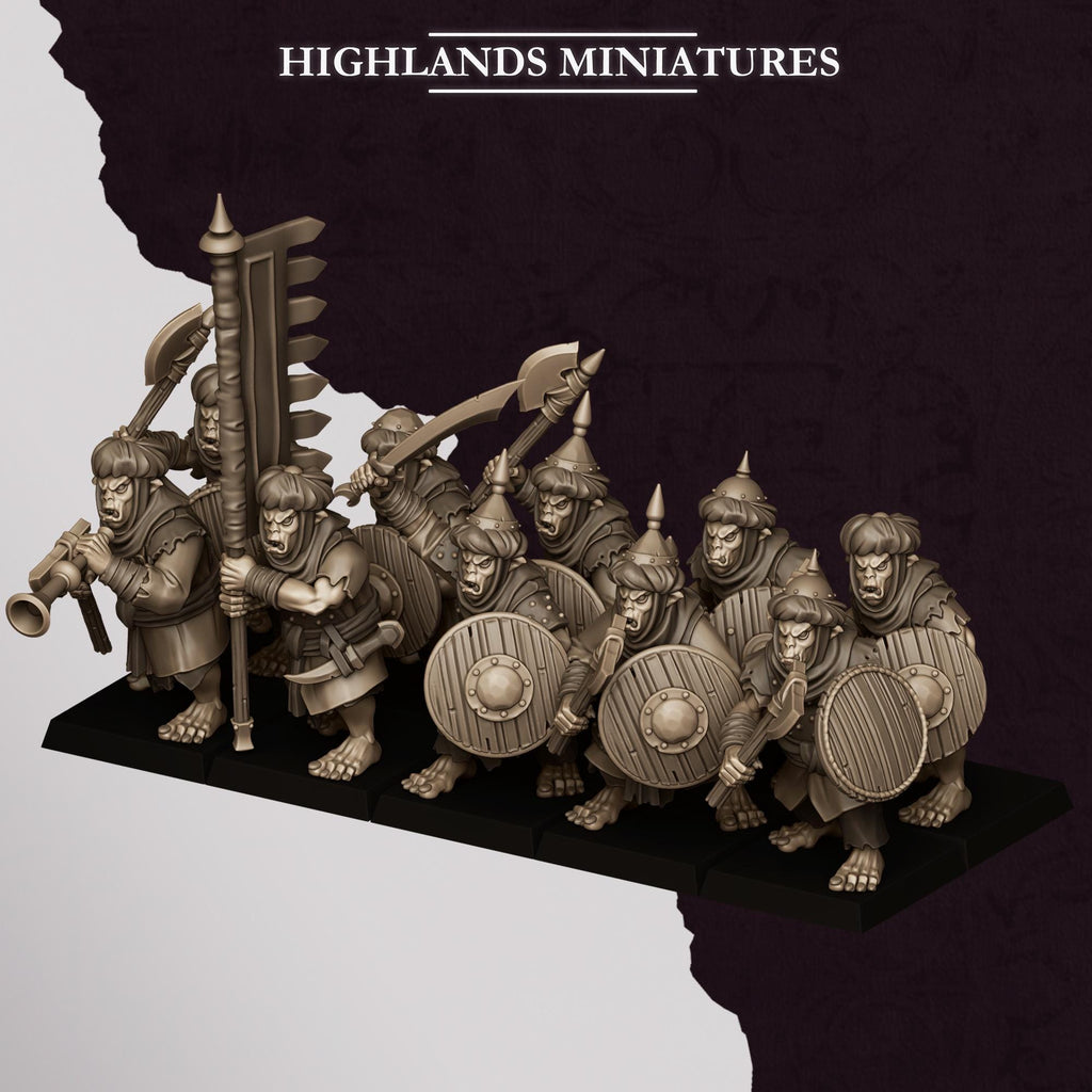 Hobgoblin Warriors - in 12k- by Highlands Miniatures