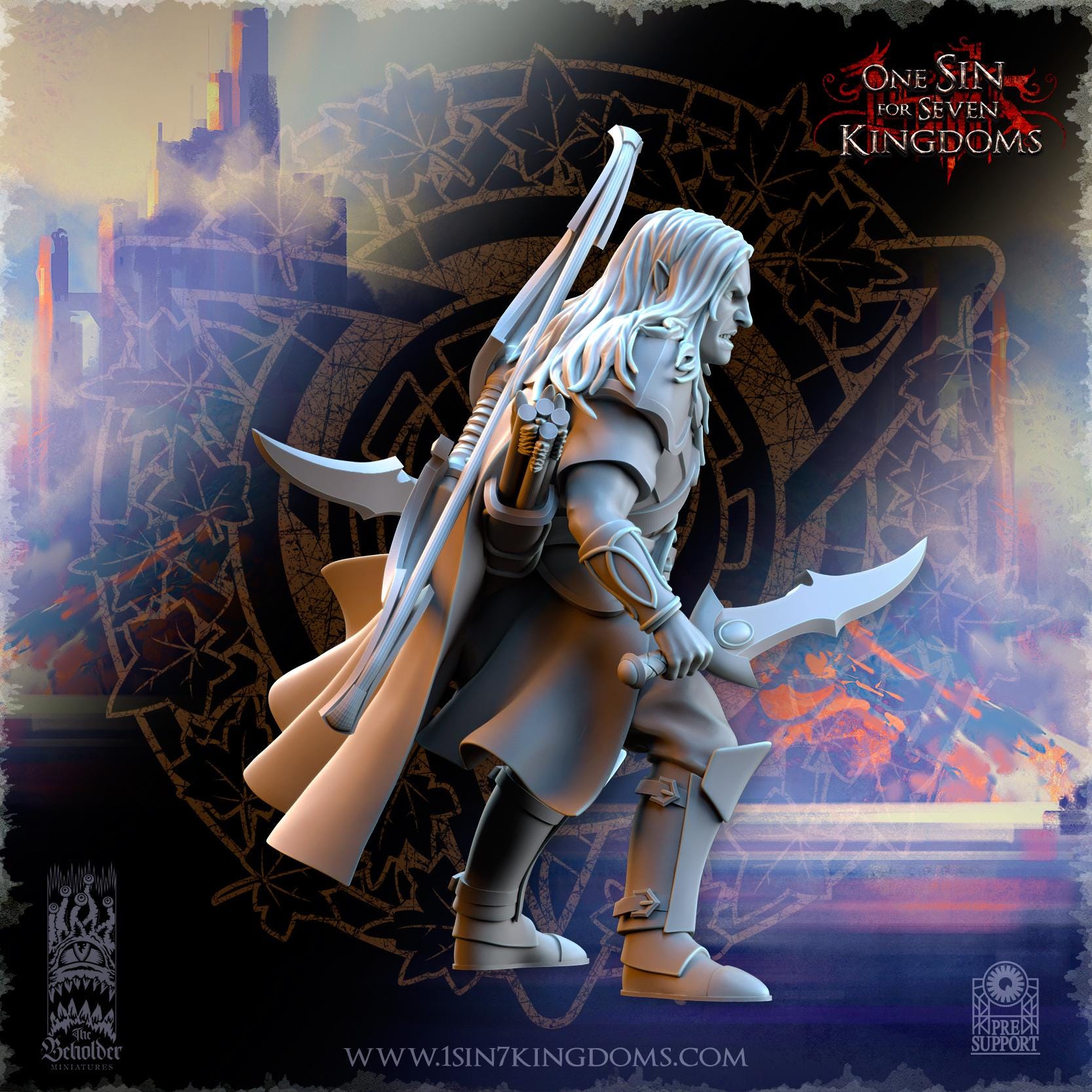 Usunaar, Shades Captain - in 12k- by TheBeholderMiniatures