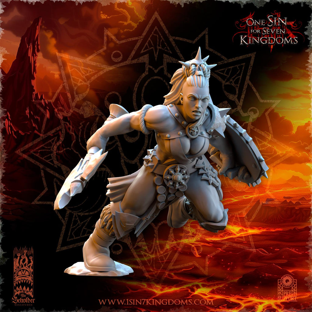 Realms of Mayhem Barbarian Razors - in 12k- by TheBeholderMiniatures