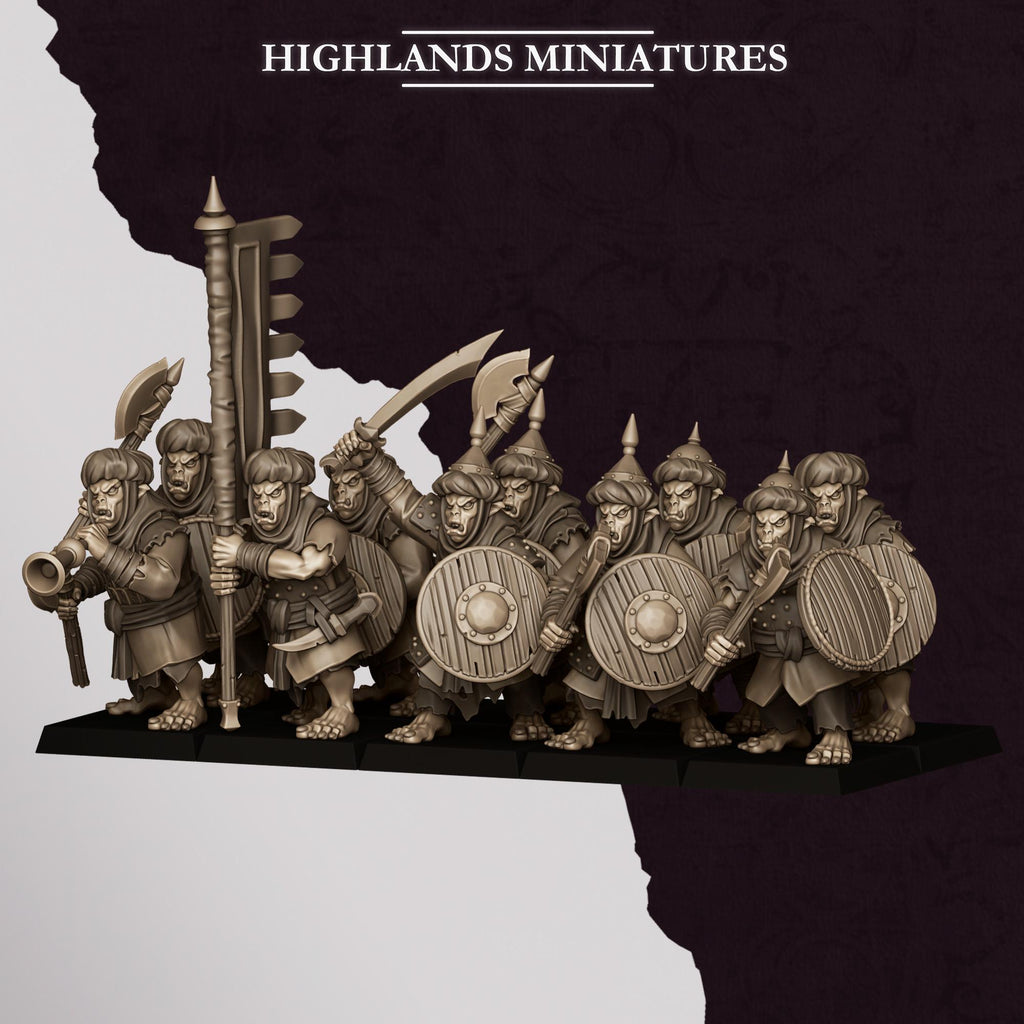 Hobgoblin Warriors - in 12k- by Highlands Miniatures