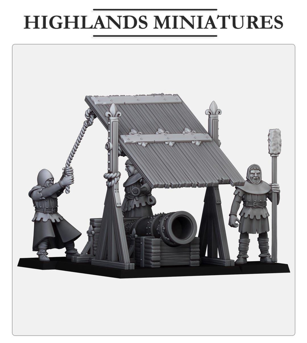 Gallia Bombard - in 12k- by Highlands Miniatures