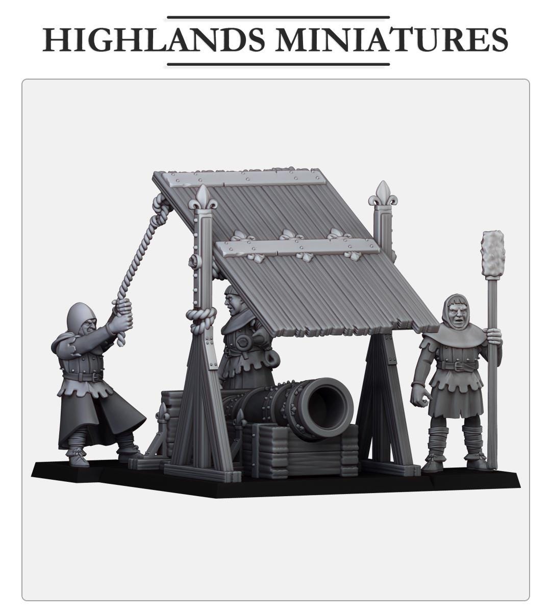 Gallia Bombard - in 12k- by Highlands Miniatures