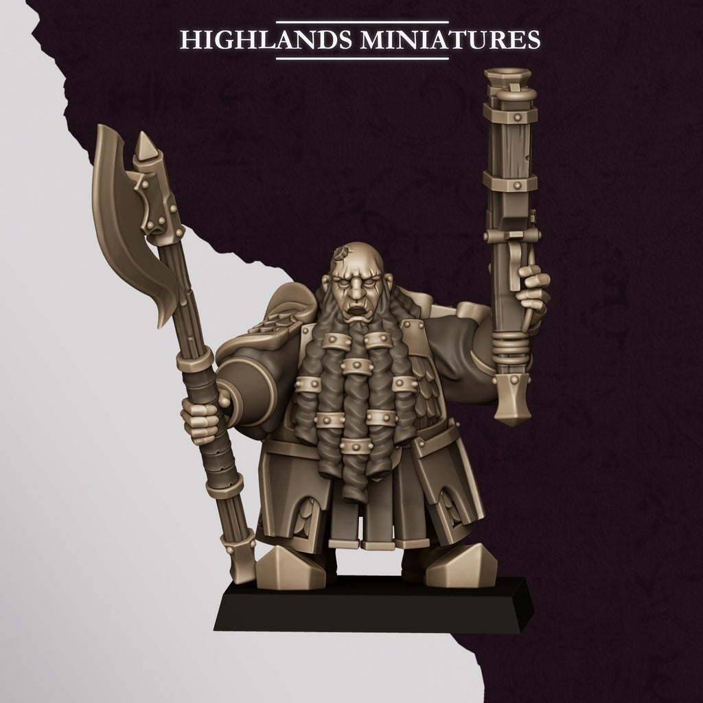Sons of Marduk Heavy Guard with Great Weapons  - in 12k- by Highlands Miniatures