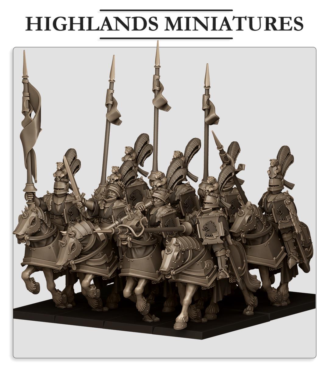 Sunland Fierce Claw Knights - in 12k- by Highlands Miniatures