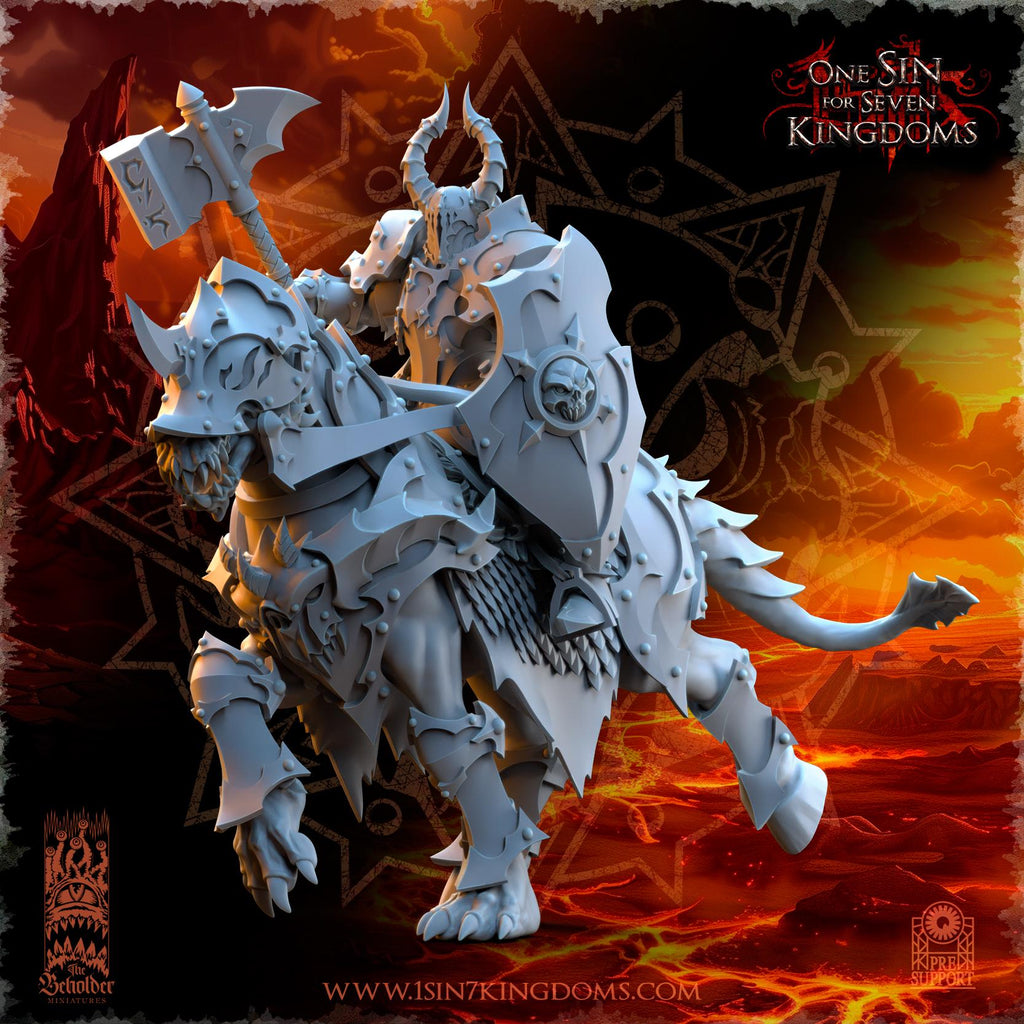 Realms of Mayhem The Ascended Knights - in 12k by TheBeholderMiniatures