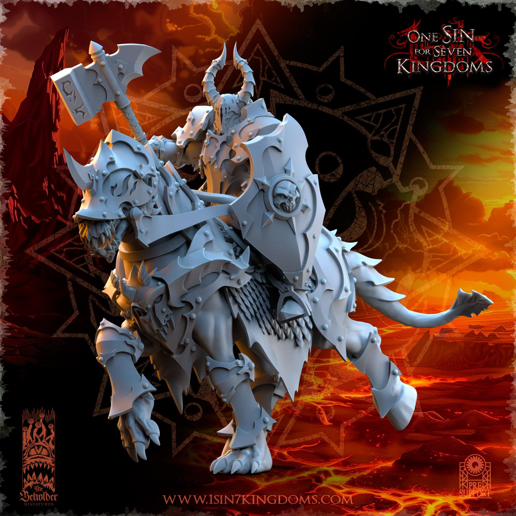 Realms of Mayhem The Ascended Knights - in 12k by TheBeholderMiniatures