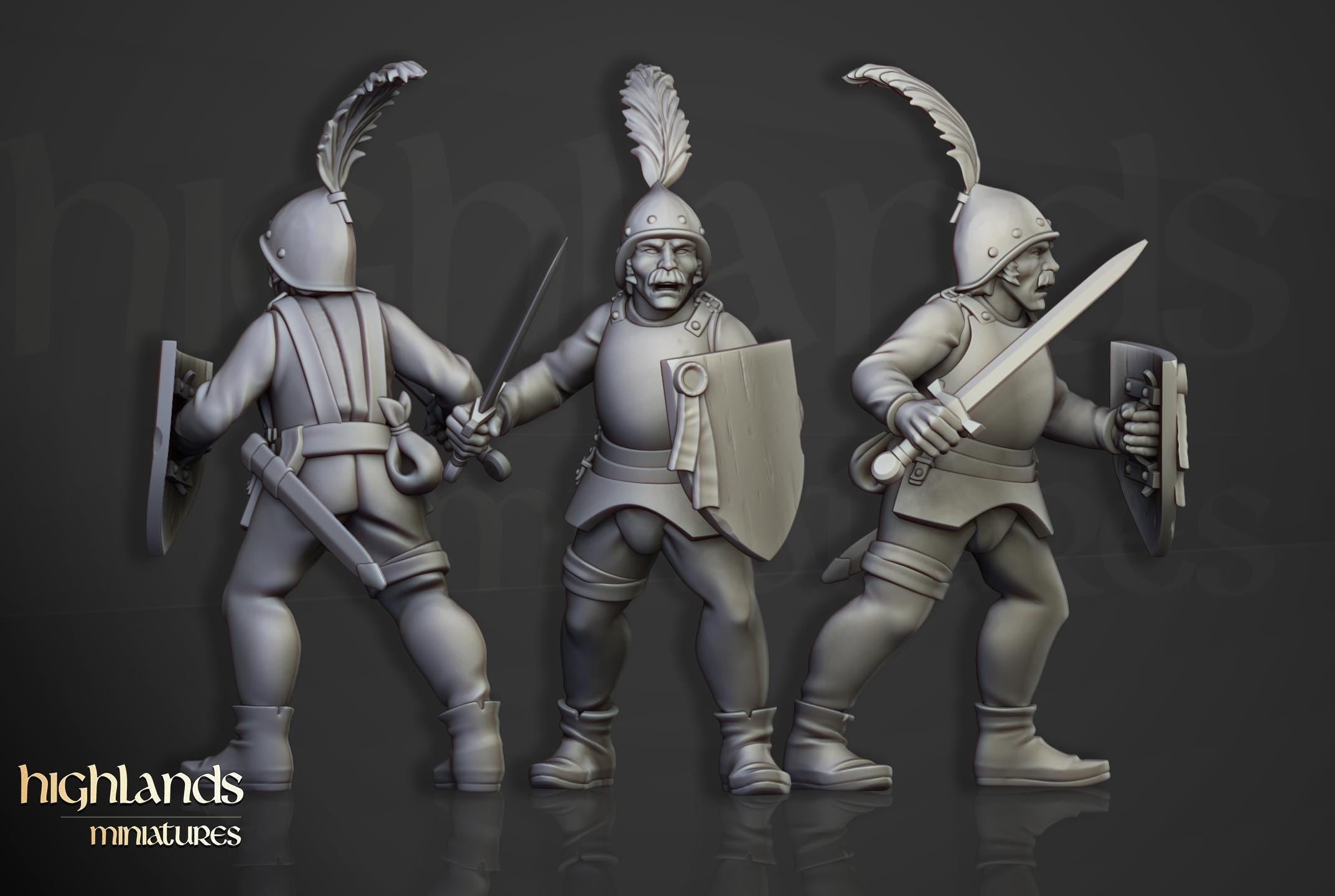 Sunland Swordsmen - in 12k- by Highlands Miniatures