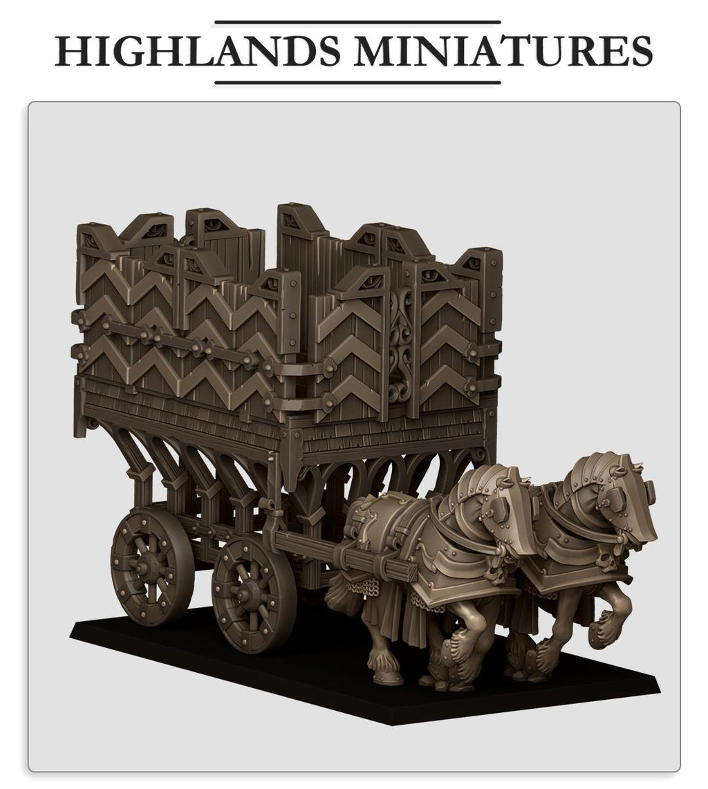 Sunland Armored Wagon - in 12k- by Highlands Miniatures