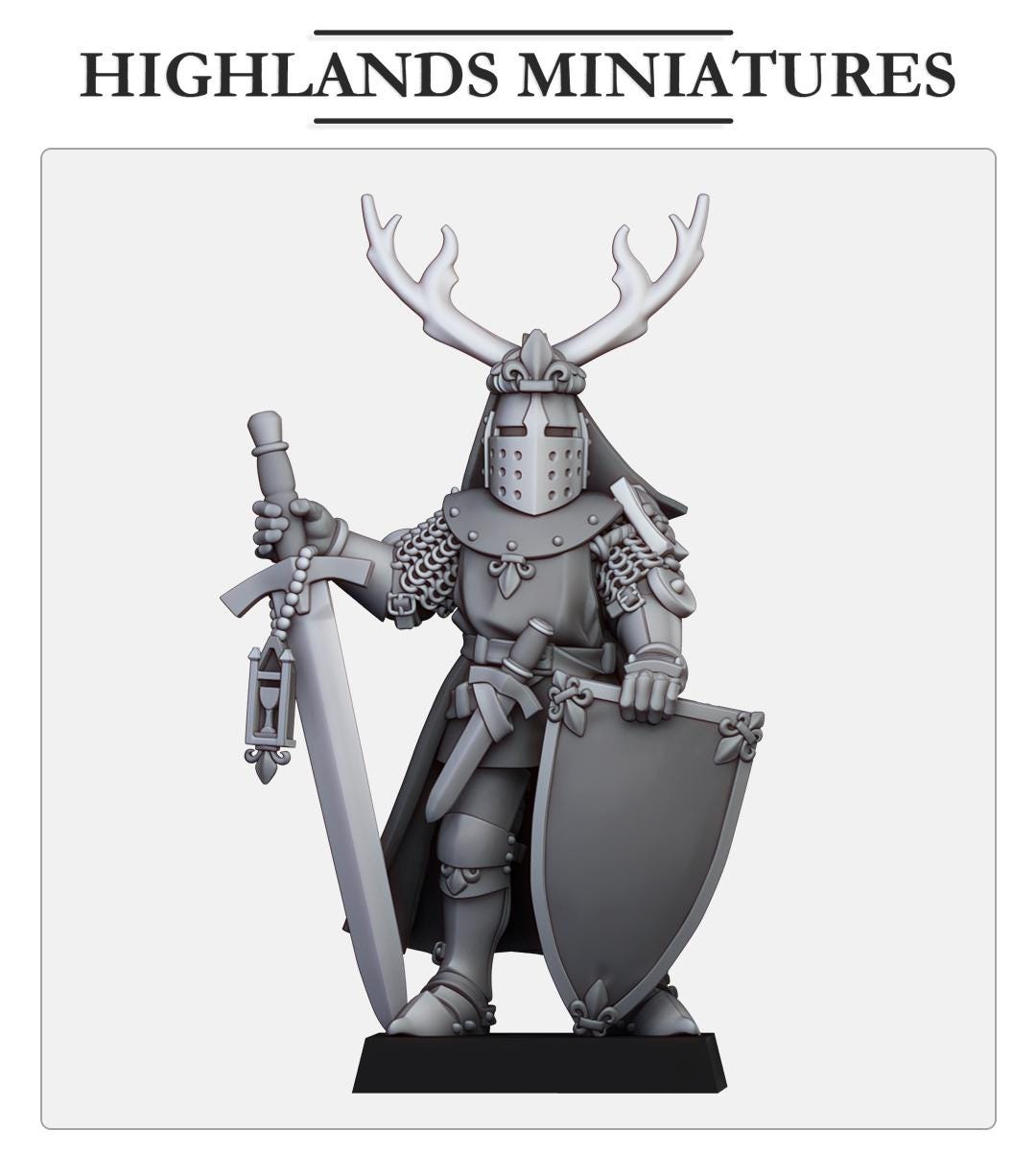 Dismounted Gallia Duke 1  - in 12k- by Highlands Miniatures