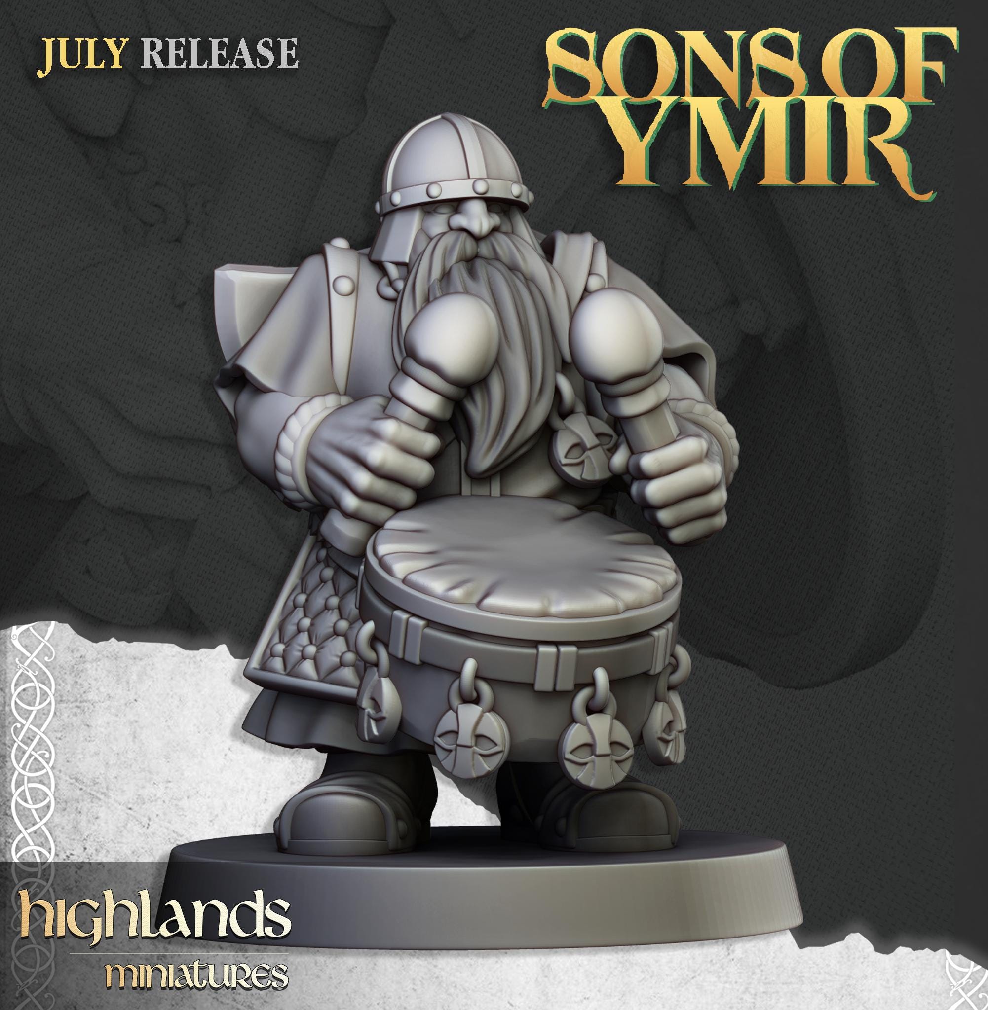 Dwarfs Marksmen Unit - in 12k- by Highlands Miniatures